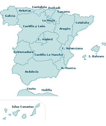 Comunidades Autónomas de España